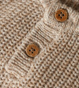 Lil'Atelier Oxford Tan Melange Nbmrokko Strikk Vest Lil 56