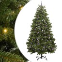  Kunstig juletre med LED  stripelys grønn 300 cm PVC og metall