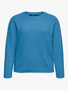 Vero Moda Curve Doffy Long Sleeve O Neck Blouse Blå XL 52/54