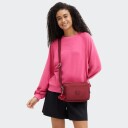 Kipling Abanu Medium Crossbody-veske Funky Red