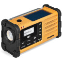 Sangean MMR-88 DAB+ Nødradio med Håndsveiv og Solenergi - Gul