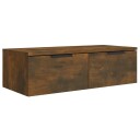 vidaXL Veggskap r?kt eik 68x30x20 cm konstruert tre