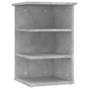 vidaXL Sideskap betonggrå 35x35x55 cm sponplate