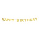 Boland Party Partners Glitterbanner Happy Birthday Gull 30377