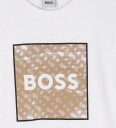 BOSS T skjorte   Hvit m. Trykk   BOSS   14 år 164   T skjorte