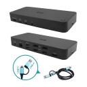 i tec CATRIPLEDOCKPDPRO dokkingstasjon 2xDP USB A USB C Thunderbolt 3x 4K HDMI 100W Svart