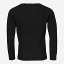 Alan Paine Crew Neck Lambswool - Charcoal