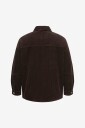 Only Carmakoma   Manchester skjorte  Cartiggy L/S Cord Shacket Pnt   Brun