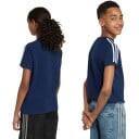 Adidas Originals 3 Stripe Tee   Navy   164