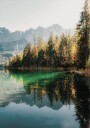 Morning Reflection by the Lake Plakat Plakat / 21x30cm