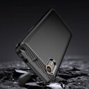 Tech-Protect Fleksibelt Plast Carbon Deksel for Samsung Galaxy Xcover 7 - Svart