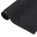 vidaXL Dørmatte stripet antrasitt 40x60 cm