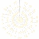 vidaXL Julestjernelys 140 LED 4 stk varmhvit 17 cm