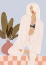 Too Lazy To Yoga Plakat Plakat / 70x100cm