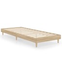 vidaXL Sengeramme sonoma eik 75x190 cm konstruert tre