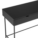 Skrivebord HOME4YOU Sequence 120x50x79 cm Svart - Svart