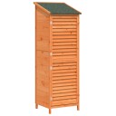vidaXL Hagehus Brun 59,5 x 56 x 176,5 cm Massiv Furu Tre