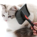 Sort/Rød Medium Karde Til Hund Og Katt 10.5Cm