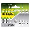 GP 76A-C1 / LR44 / LR1154 / AG13 (10-pakk)