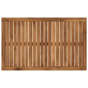 vidaXL Bordplate 88,5 x 55 x 2 cm Rektangulær Solid akasietre Naturlig
