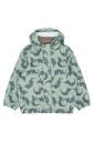 Mikk line Pu Rain Set Aop W. Susp/104 Khaki green 86