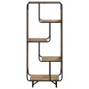 vidaXL Høyskap Artisan eik 60 x 37,5 x 144 cm Konstruert tre