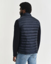 GANT Mixed Media Hybrid Jacket Evening Blue
