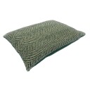 Danish Design Sherpa Fleece Herringbone Hundeseng Grønn