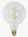 Star Trading LED-pære E27 G125 Decoled Spiral Clear 3-step memory 1722802-01-0 1699370-01-0