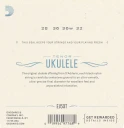 D"Addario EJ53T Hawaii Tenor Ukulele Strenger Black Nylon