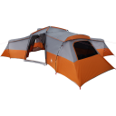 Familietelt med tak Grå og Oransje 833 x 585 x 216 cm taft