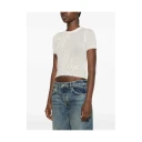 Re/Done, Dame, Strikkevarer, Beige, S,