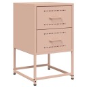  Nattbord rosa 36x39x60,5 cm stål 846460