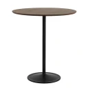 Muuto Soft barbord 95 cm   Dark Oiled Oak Black