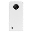 Nokia C200 Vertikalt Flip-deksel med Kortluke Hvit