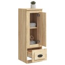 vidaXL Highboard sonoma eik 36x35,5x103,5 cm konstruert tre
