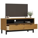 vidaXL TV-benk FLAM 110x40x50 cm heltre furu
