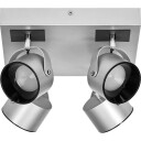 Ledvance Decor Jupitor spotlampe 4 spotlights sølv