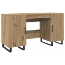  Skrivebord med dør artisan eik 140 x 50 x 75 cm Konstruert tre