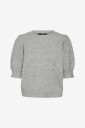 Vero Moda   Genser vmDoffy 2/4 O neck Pullover   Grå