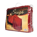 Mikamax Snugs Deluxe Fleeceteppe Rød med Ermer