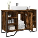  Servantskap røkt eik 91x35x60 cm konstruert tre 8721102812347