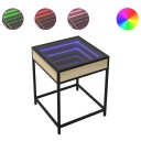  Salongbord med Infinity LED sonoma eik 40x40x51 cm 847673