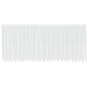  Gardiner med gardiner Blomster Hvit Polyester