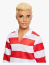 Barbie Fashionista Ken Dukke 3+år Rød/Hvid Striber