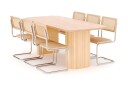 Scandinavian Choice Kopparbo Spisebord 200 cm med 6 stk Build Matstkolar Natur