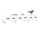 vidaXL TV-benk høyglans hvit 150x36x30 cm konstruert tre 8720845944957