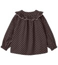 Fliink Dolly Dot Blouse   COFFEE BEAN DOT   98