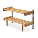 Oscarssons Möbel Meja skohylle gulv 59 cm oljet eik