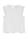 Vero Moda Girl Vmemily Sl Gathering Topp uten ermer Hvit 122/128